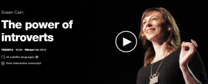 Susan Cain - The Power of Introverts care of TED